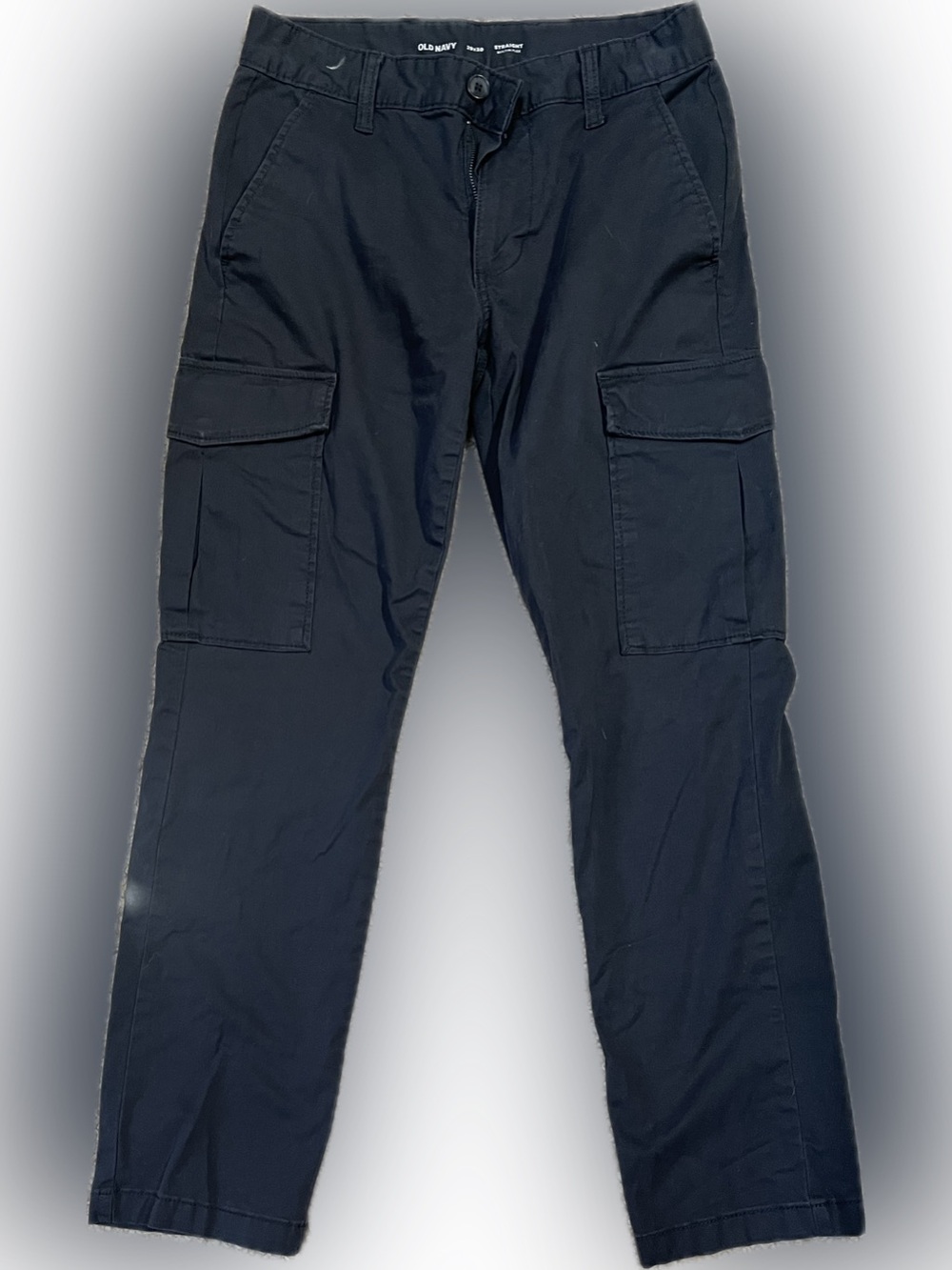 Old Navy Men's Cargo Pants Straight Built-in Flex - Dark Gray 29x30